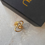 Serena wave ring