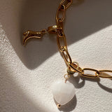 Charm link armbånd