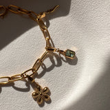 Charm link armbånd