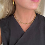 Zia chunky figaro halskæde 6mm