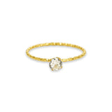 Gia lux ring med 1 zirkonia
