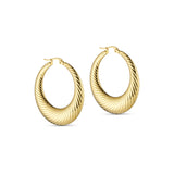 Laura øreringe large wave