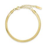 Cora flad slange armbånd 4mm
