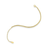 Holly flad panser facet armbånd 3mm