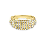 Xenia klassisk dome ring med zirkonia