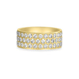 Grace glow ring med 3 rækker zirkonia