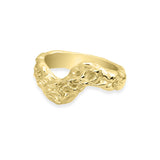 Amaltea rustik wave ring