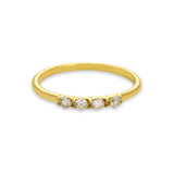 Kaia elegant glow ring med 4 zirkonia