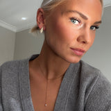 Helene Dråbe Øreringe med Zirkonia