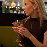 Skye Halskæde med Måne Vedhæng