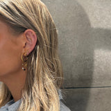 Aurora Sun Øreringe med Perler