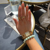 Grace Glow Ring med 3 Rækker Zirkonia