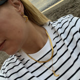 Cora flad slangekæde 4mm
