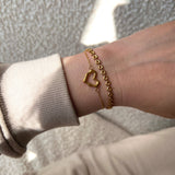 Victoria hjerte armbånd