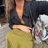 Billie Charm med Rød Jade