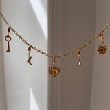 Charm 3 mm figaro halskæde
