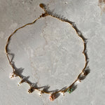 Florian halskæde med sten og ferskvandsperler