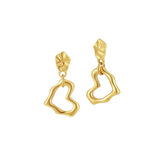 Bjørk chunky love øreringe