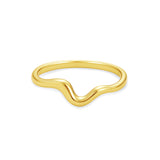 Alexandra small wave ring