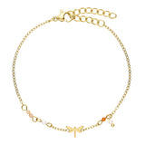 Evi Armbånd Med Gyldne Sten