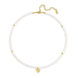 Abigail essence halskæde med ferskvandsperler