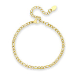 Charm 3 mm figaro armbånd