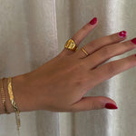 Larissa rustik smal ring