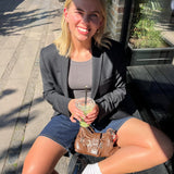 Vivienne rustik chunky ring med zirkonia