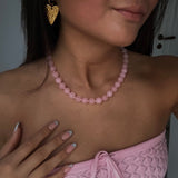 Ellie Halskæde med Rosa Sten