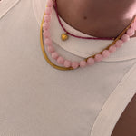 Ellie halskæde med rosakvarts