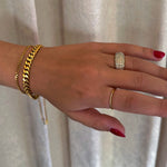 Diana elegant glow ring med zirkonia