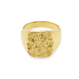 Rachel big rustik signet ring