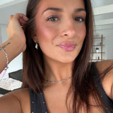 Evelyne Hvidguld Wave Armbånd