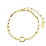 Charm panser facet armbånd