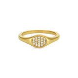 Sofie Signet Ring med Zirkonia