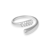 Tilly ring hvidguld med zirkonia